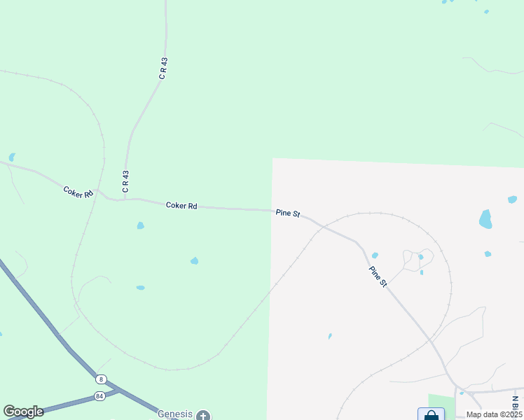 map of restaurants, bars, coffee shops, grocery stores, and more near Coker Road in Amity