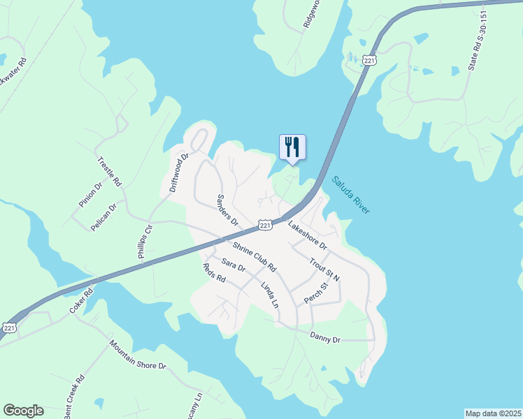 map of restaurants, bars, coffee shops, grocery stores, and more near 108-126 Pebble in Greenwood