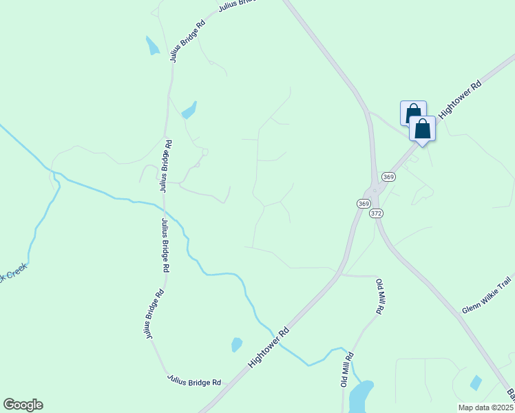 map of restaurants, bars, coffee shops, grocery stores, and more near 213 Westwind Drive in Ball Ground