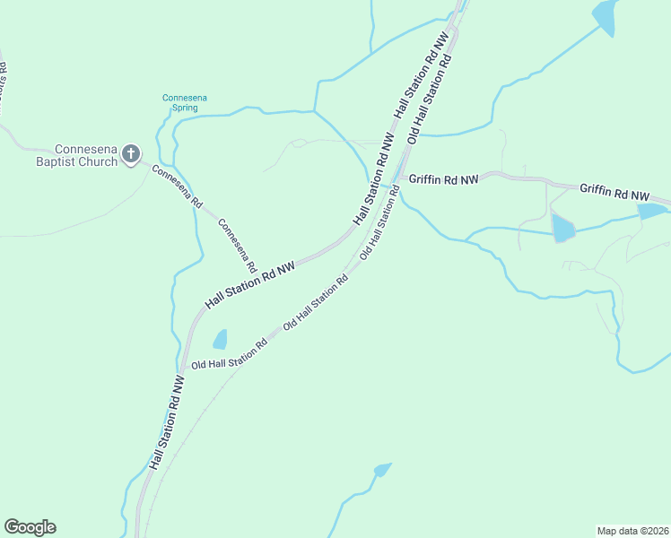 map of restaurants, bars, coffee shops, grocery stores, and more near 460 Hall Station Road Northwest in Kingston