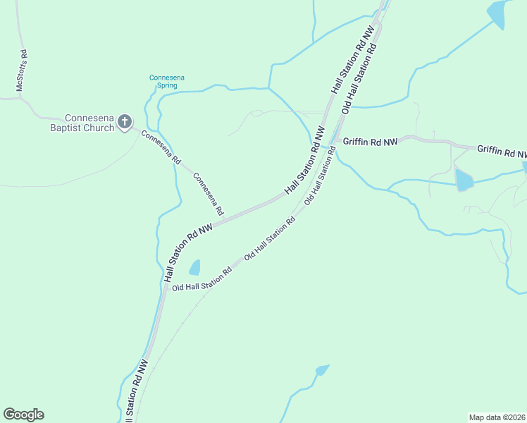 map of restaurants, bars, coffee shops, grocery stores, and more near 460 Hall Station Road Northwest in Kingston