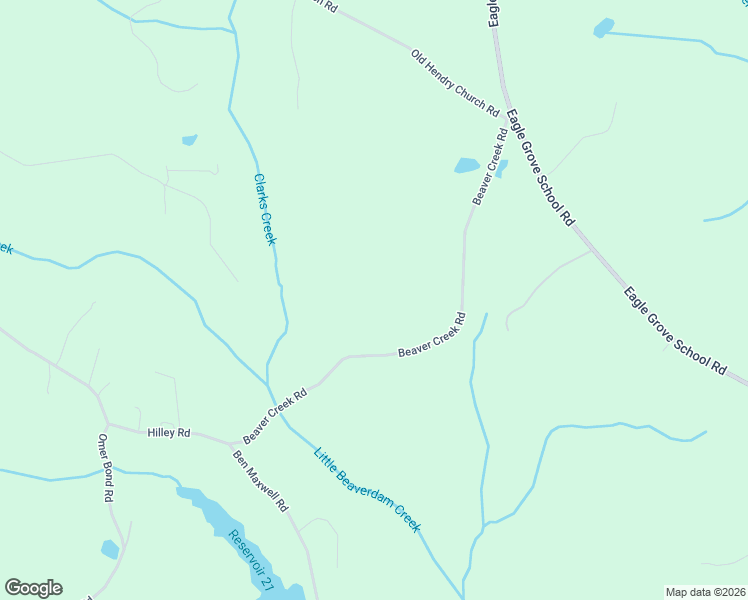 map of restaurants, bars, coffee shops, grocery stores, and more near 440 Beaver Creek Road in Bowman