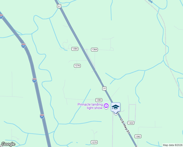 map of restaurants, bars, coffee shops, grocery stores, and more near 21821 U.S. 31 in Vinemont