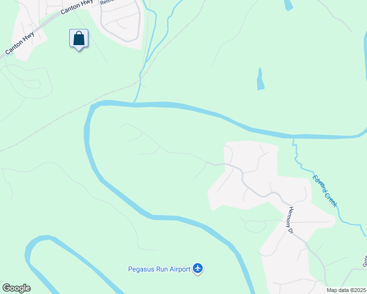 map of restaurants, bars, coffee shops, grocery stores, and more near 2100 Harmony Drive in Canton