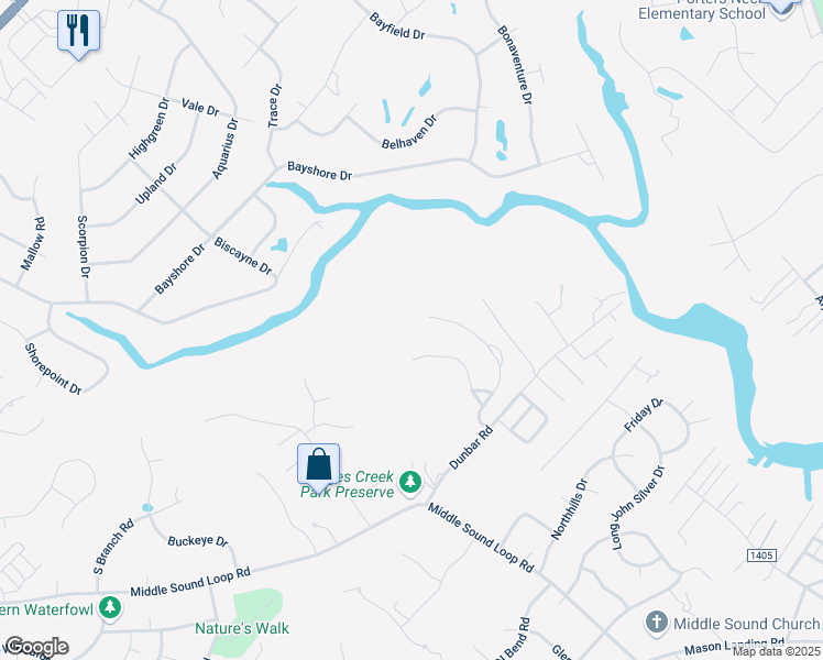 map of restaurants, bars, coffee shops, grocery stores, and more near 806 John's Orchard Lane in Wilmington
