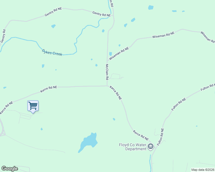 map of restaurants, bars, coffee shops, grocery stores, and more near 524 Kerce Road Northeast in Kingston