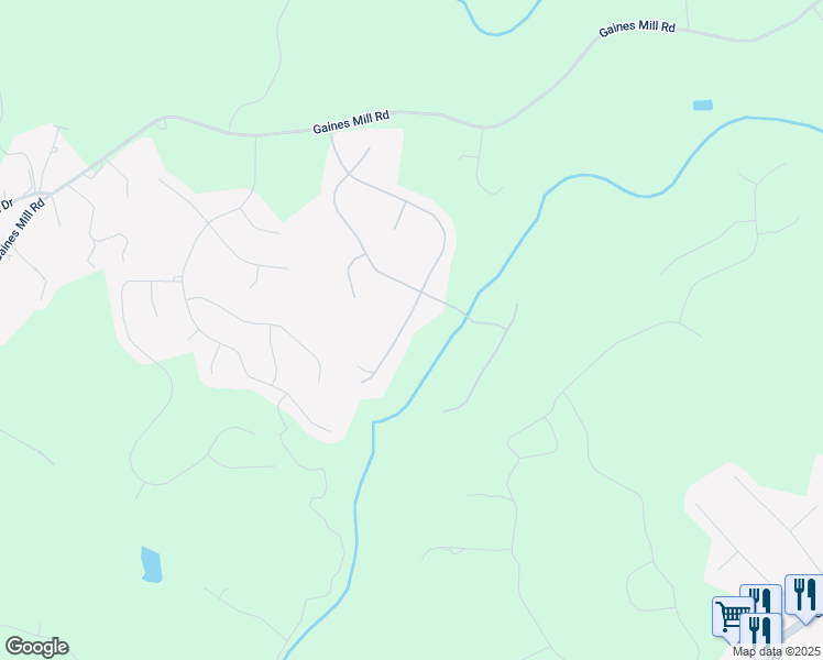 map of restaurants, bars, coffee shops, grocery stores, and more near 3313 Rose Petal Street in Gainesville
