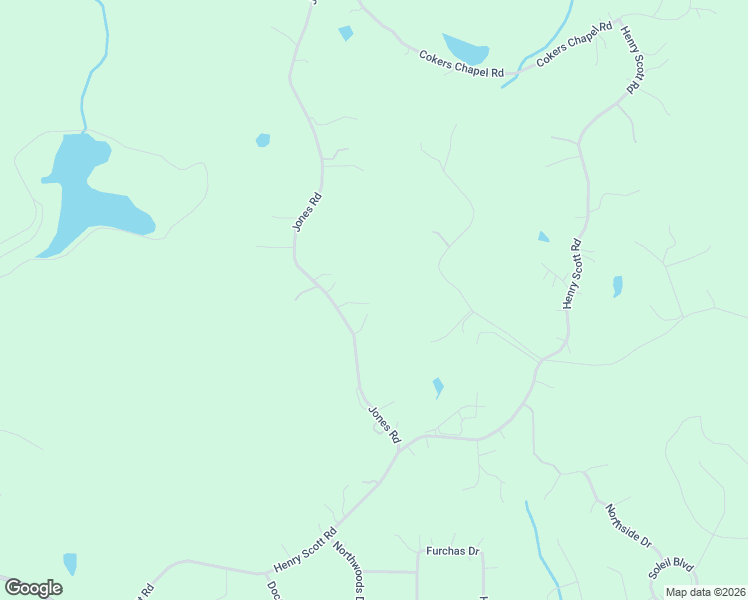 map of restaurants, bars, coffee shops, grocery stores, and more near 482 Jones Road in Ball Ground