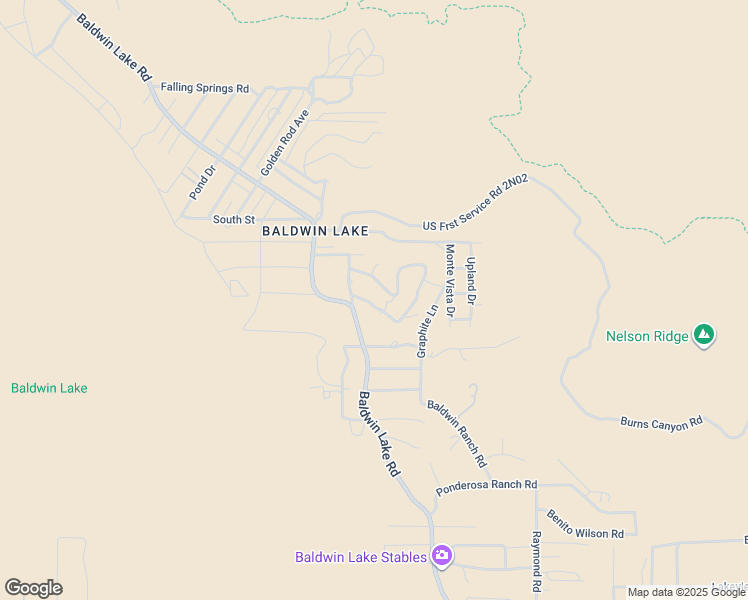 map of restaurants, bars, coffee shops, grocery stores, and more near 46178 Serpentine Drive in Big Bear