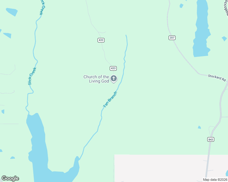 map of restaurants, bars, coffee shops, grocery stores, and more near County Line Road in Thaxton