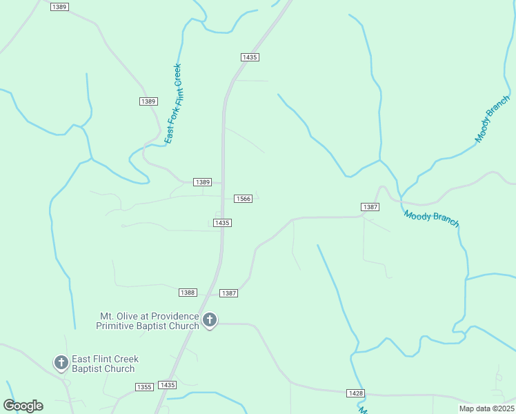 map of restaurants, bars, coffee shops, grocery stores, and more near 80 County Road 1566 in Vinemont