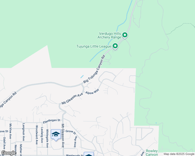 map of restaurants, bars, coffee shops, grocery stores, and more near 11521 Dellmont Drive in Los Angeles