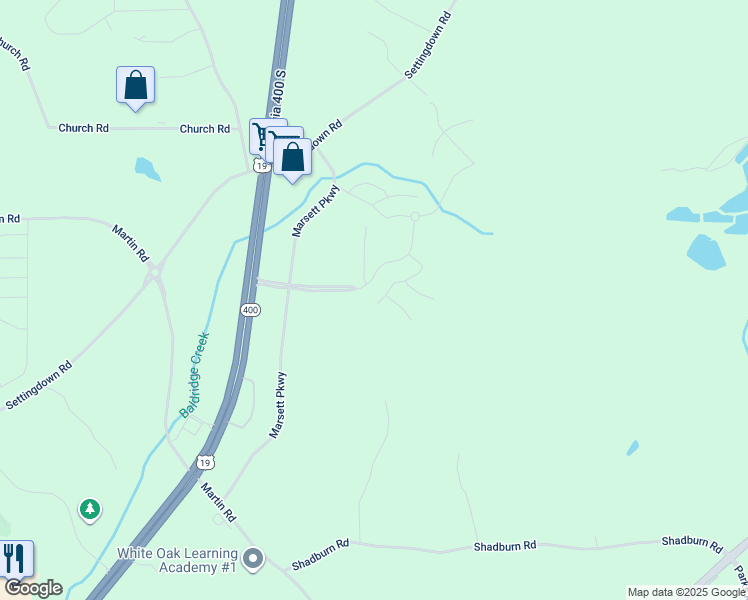 map of restaurants, bars, coffee shops, grocery stores, and more near 5130 Kongoni Court in Cumming