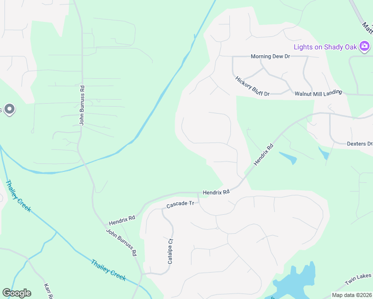 map of restaurants, bars, coffee shops, grocery stores, and more near 5995 Boulder Bluff Drive in Cumming