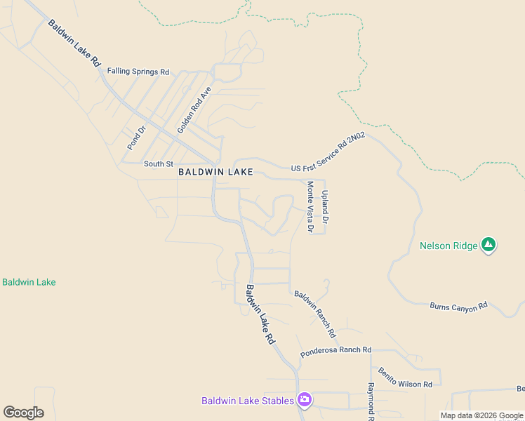 map of restaurants, bars, coffee shops, grocery stores, and more near Curvate Drive in San Bernardino County