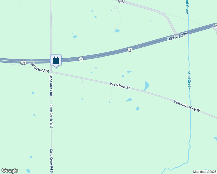 map of restaurants, bars, coffee shops, grocery stores, and more near 7071 West Oxford Street in Pontotoc