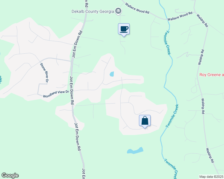 map of restaurants, bars, coffee shops, grocery stores, and more near 8640 Amberfield Drive in Gainesville