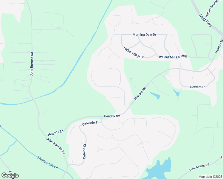 map of restaurants, bars, coffee shops, grocery stores, and more near 5925 Boulder Bluff Drive in Cumming