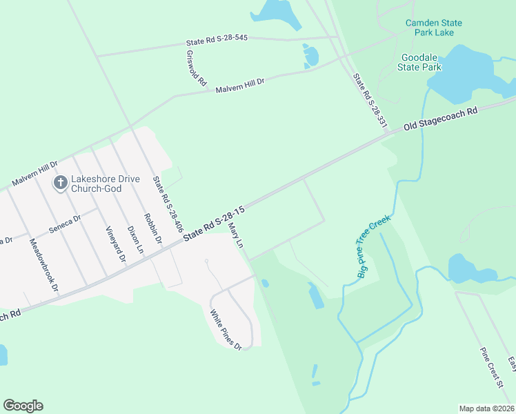 map of restaurants, bars, coffee shops, grocery stores, and more near 925 Old Stagecoach Road in Camden