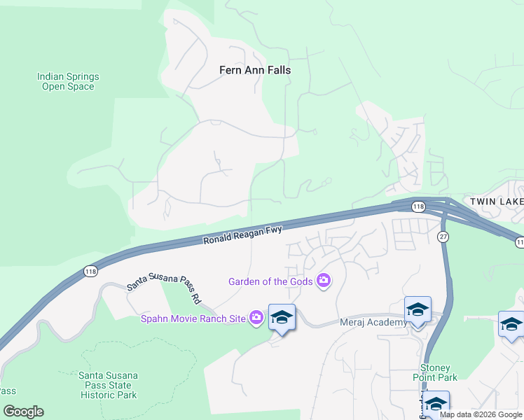 map of restaurants, bars, coffee shops, grocery stores, and more near 11428 Iverson Road in Los Angeles County