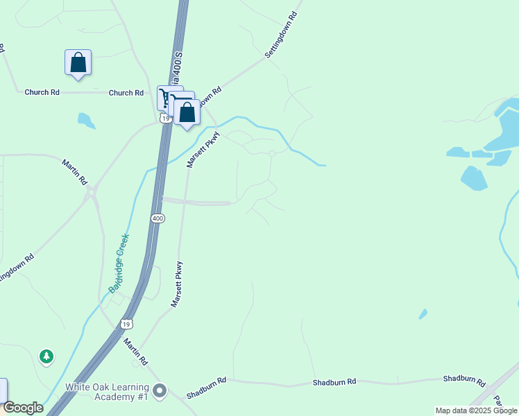 map of restaurants, bars, coffee shops, grocery stores, and more near 5115 Abdulla Drive in Cumming