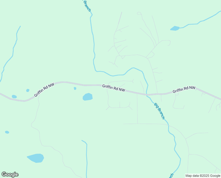 map of restaurants, bars, coffee shops, grocery stores, and more near 16 Griffin Road Northwest in Cartersville