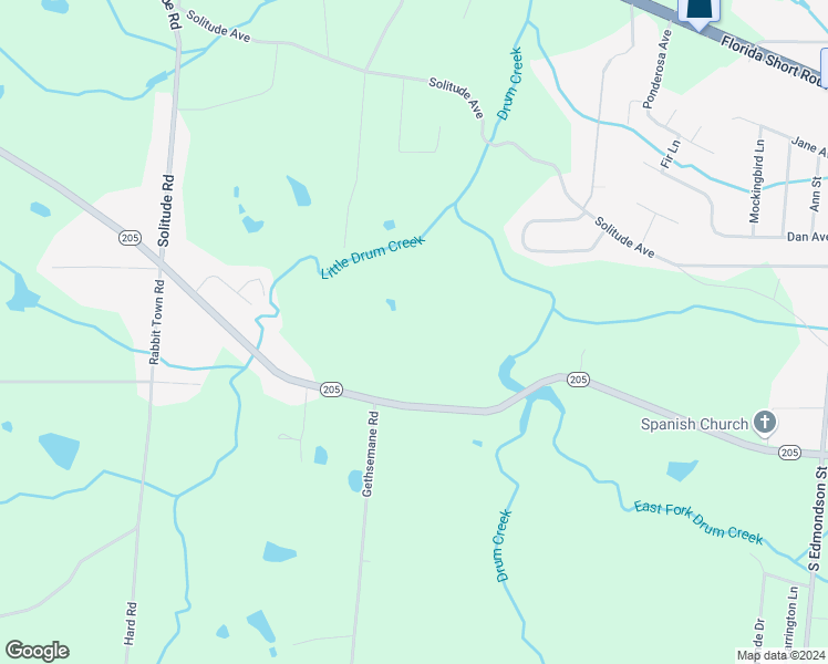 map of restaurants, bars, coffee shops, grocery stores, and more near 2020 Alabama 205 in Albertville