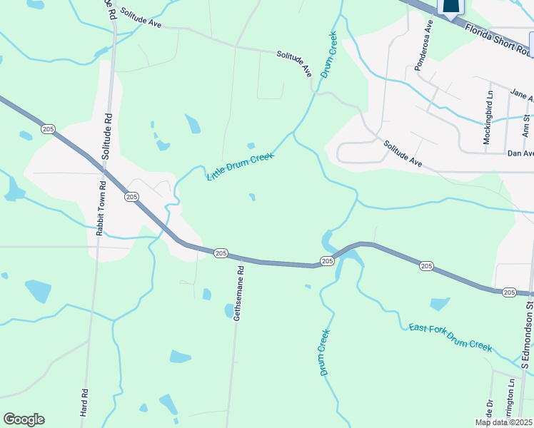 map of restaurants, bars, coffee shops, grocery stores, and more near 2020 Highway 205 in Albertville