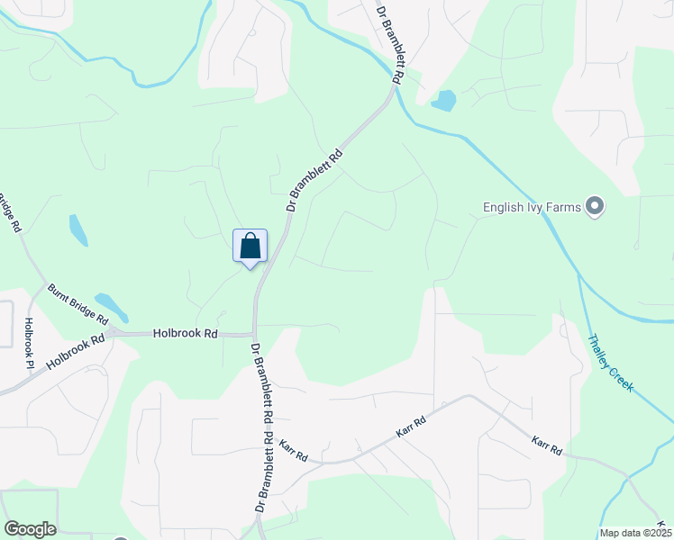 map of restaurants, bars, coffee shops, grocery stores, and more near 4040 Newburn Court in Forsyth County