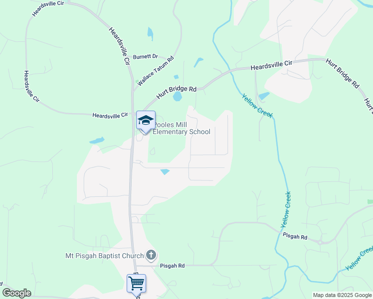 map of restaurants, bars, coffee shops, grocery stores, and more near 7415 Ansley View Lane in Cumming