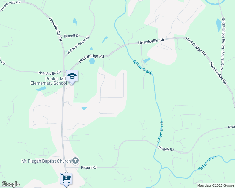 map of restaurants, bars, coffee shops, grocery stores, and more near 7520 Easton View Court in Cumming