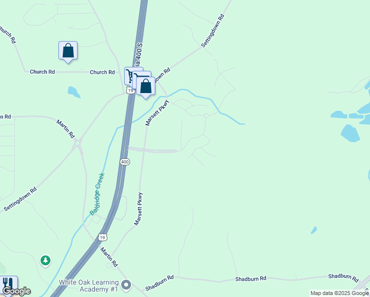 map of restaurants, bars, coffee shops, grocery stores, and more near 4690 Hemingway Trail in Cumming