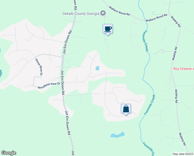 map of restaurants, bars, coffee shops, grocery stores, and more near 8640 Amberfield Drive in Gainesville