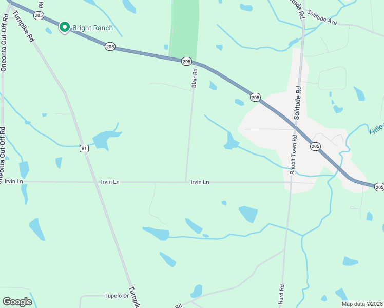 map of restaurants, bars, coffee shops, grocery stores, and more near 132 Blair Road in Albertville