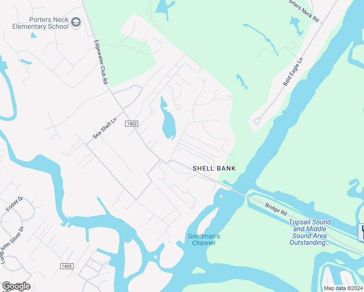map of restaurants, bars, coffee shops, grocery stores, and more near 1326 Final Landing Lane in Wilmington