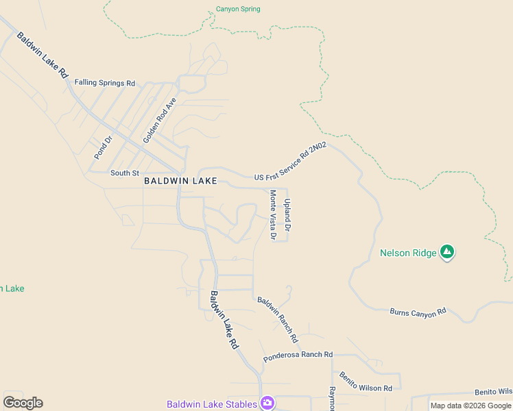 map of restaurants, bars, coffee shops, grocery stores, and more near 48268 Curvate Drive in Big Bear