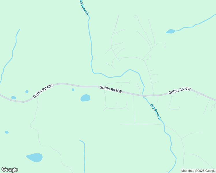 map of restaurants, bars, coffee shops, grocery stores, and more near 16 Griffin Road Northwest in Cartersville