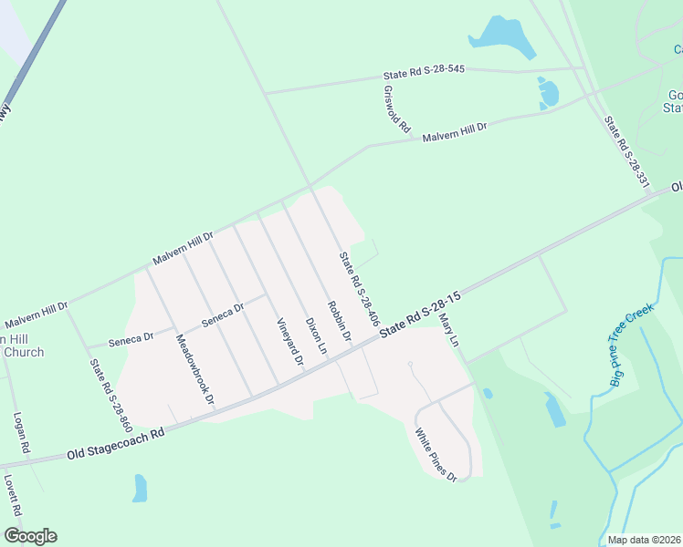map of restaurants, bars, coffee shops, grocery stores, and more near 1910 Robbin Drive in Camden
