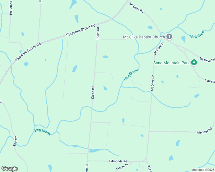 map of restaurants, bars, coffee shops, grocery stores, and more near 198 Hampton Road in Albertville
