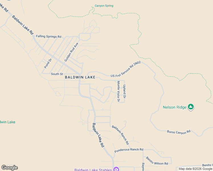 map of restaurants, bars, coffee shops, grocery stores, and more near 48268 Curvate Drive in Big Bear