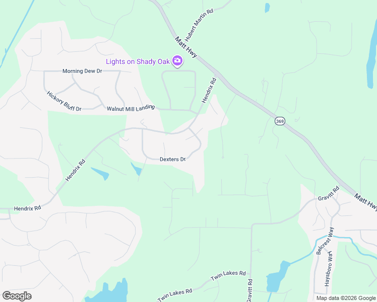 map of restaurants, bars, coffee shops, grocery stores, and more near 6260 Dexters Drive in Cumming