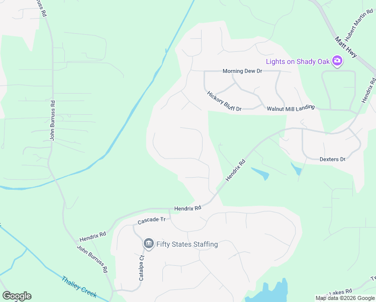 map of restaurants, bars, coffee shops, grocery stores, and more near 5910 Boulder Bluff Drive in Cumming