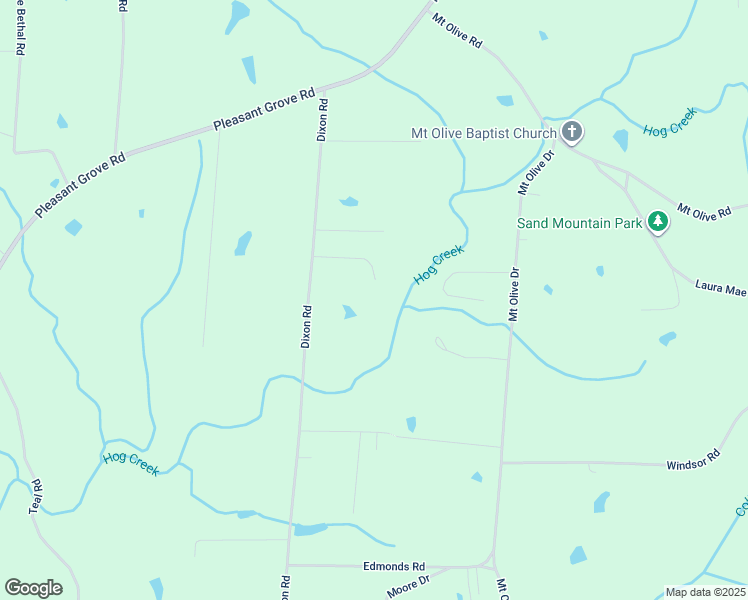 map of restaurants, bars, coffee shops, grocery stores, and more near 198 Hampton Road in Albertville
