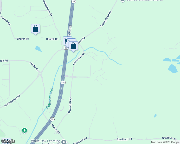 map of restaurants, bars, coffee shops, grocery stores, and more near 4755 Marjorie Drive in Cumming