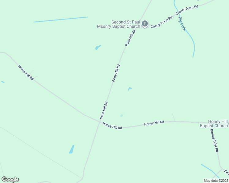map of restaurants, bars, coffee shops, grocery stores, and more near 2395 Pone Hill Road in Hallsboro