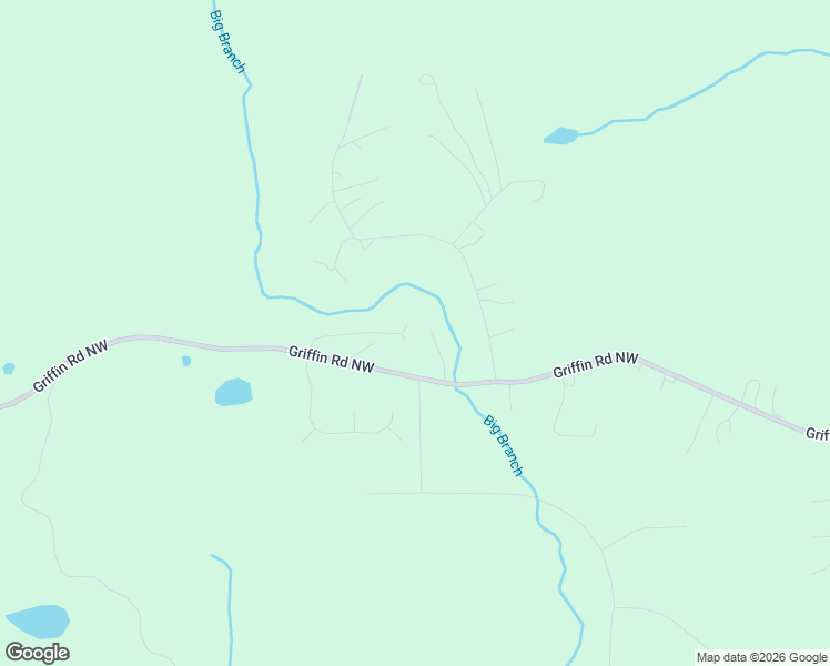 map of restaurants, bars, coffee shops, grocery stores, and more near 32 Griffin Road Northwest in Cartersville