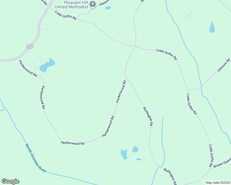 map of restaurants, bars, coffee shops, grocery stores, and more near 4701 Peckerwood Road in Gillsville