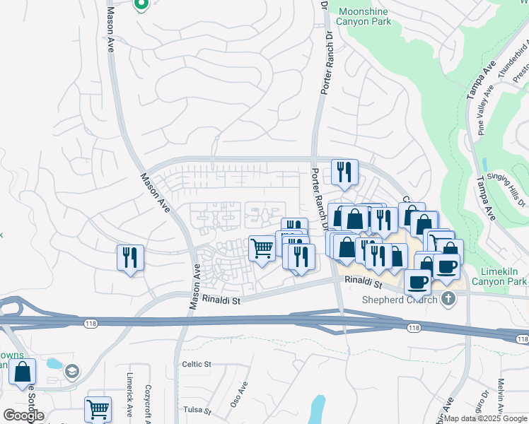Porter Ranch Ca Map 11427 Porter Ranch Drive, Los Angeles Ca - Walk Score