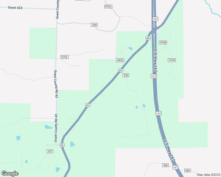 map of restaurants, bars, coffee shops, grocery stores, and more near 2693-2821 Arkansas 46 in Sheridan