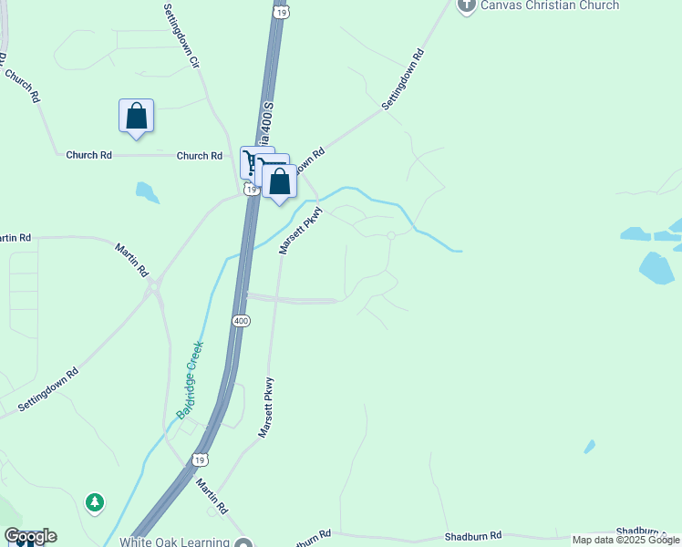 map of restaurants, bars, coffee shops, grocery stores, and more near 4775 Marjorie Drive in Cumming